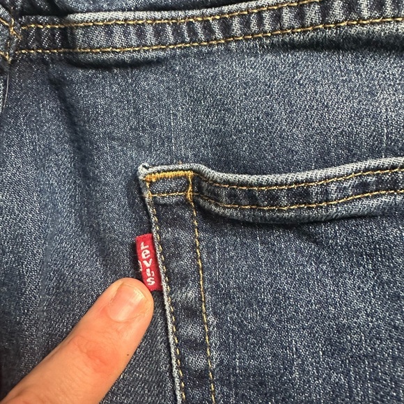 Levi’s 412 Dark Wash Denim Shorts Size 40 - Picture 5 of 5